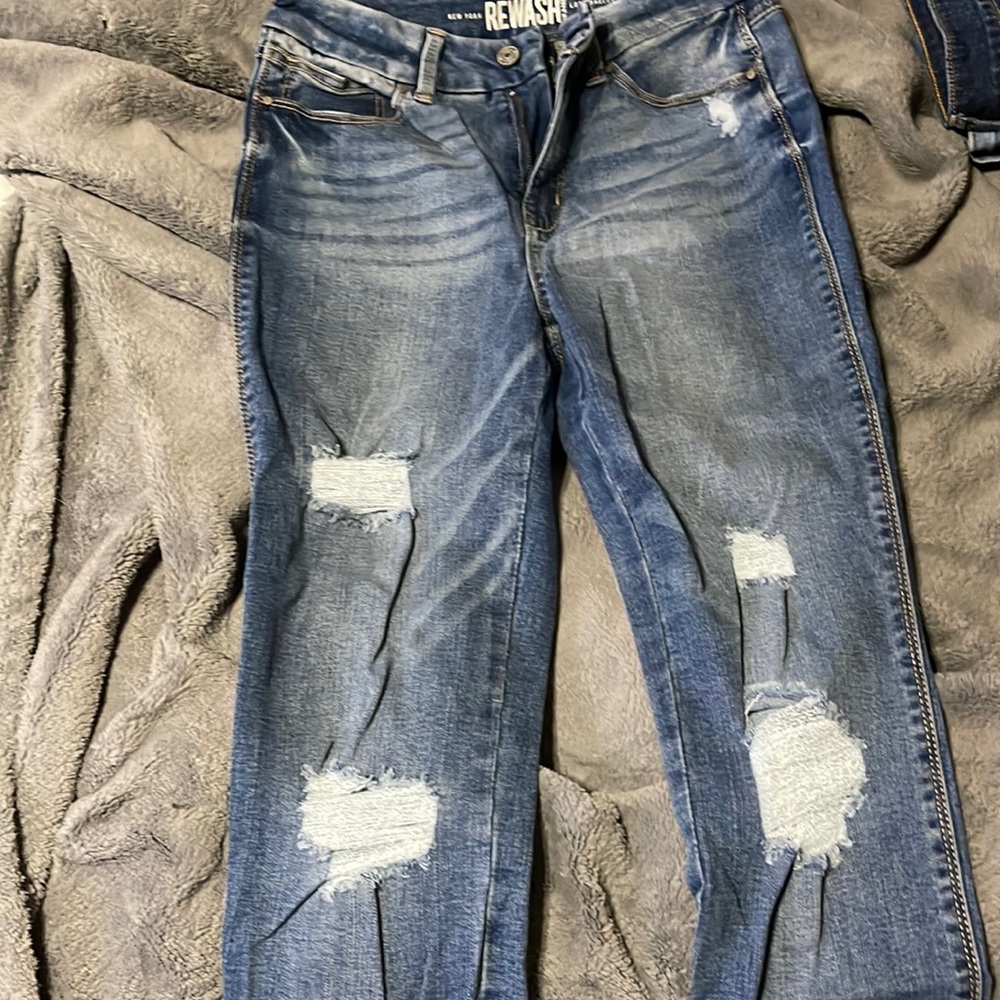 Womens High Rise Skinny Jeans